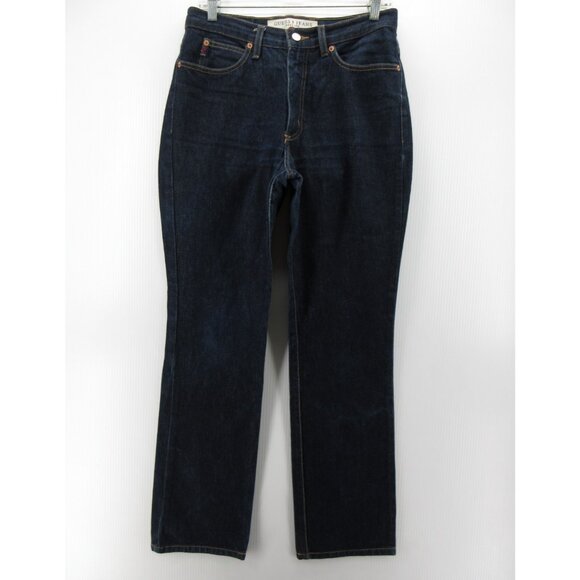 VINTAGE Guess Jeans 31 Bootcut Low Waist Denim Pants 90s Y2K 31X32 - Picture 1 of 12